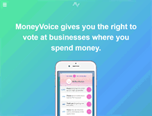 Tablet Screenshot of moneyvoice.com